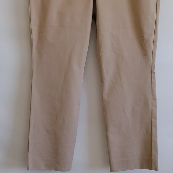 NWT Old Navy Womens Beige Secret Smooth Pockets Hi Rise Pixie Skinny Pants Sz 16 - Picture 3 of 6